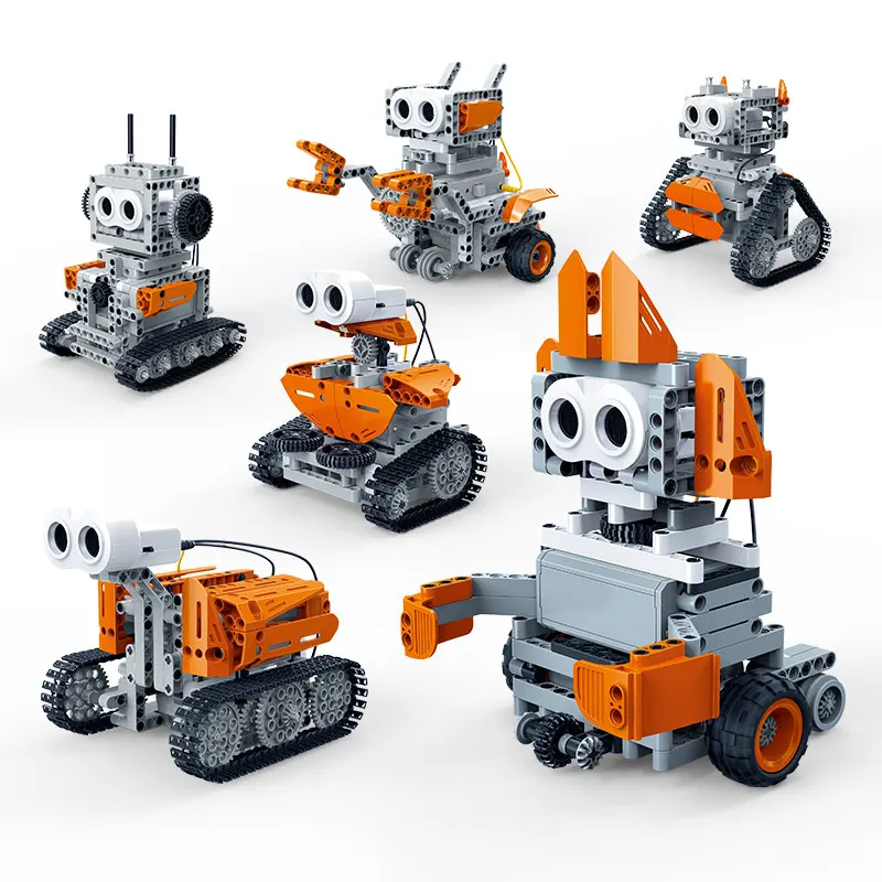 Banbao Stem 6 In 1 Robot Ultrasone Controle Obstakel Vermijden Bricks Educatief Model Bouwstenen Voor Kinderen Speelgoed 6917