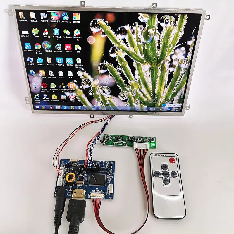 10.1 inch display capacitive touch module kit1280x800 IPS HDMI LCD Module Car Raspberry Pi 3 10 point capacitive touch Monitor