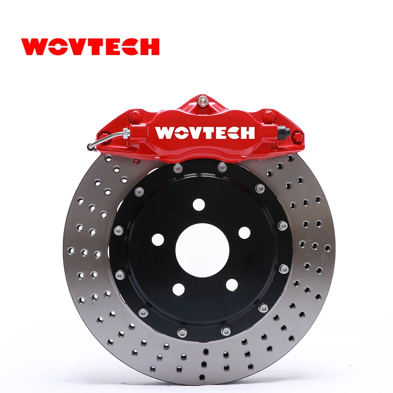 OEM Modified Forging 4 Piston Brake Caliper with 345*28mm Rotor Disc Kits for Volkswagen golf MK6 MK7