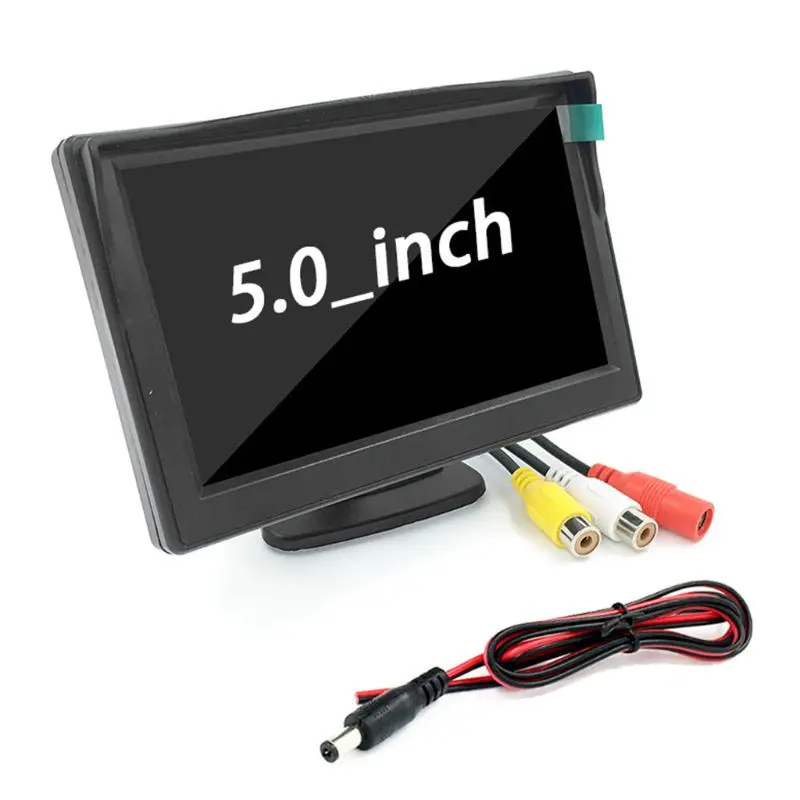 

2024 New 5 inch LCD Screen Monitor Suction Cup Car Rearview Reverse Parking Camera