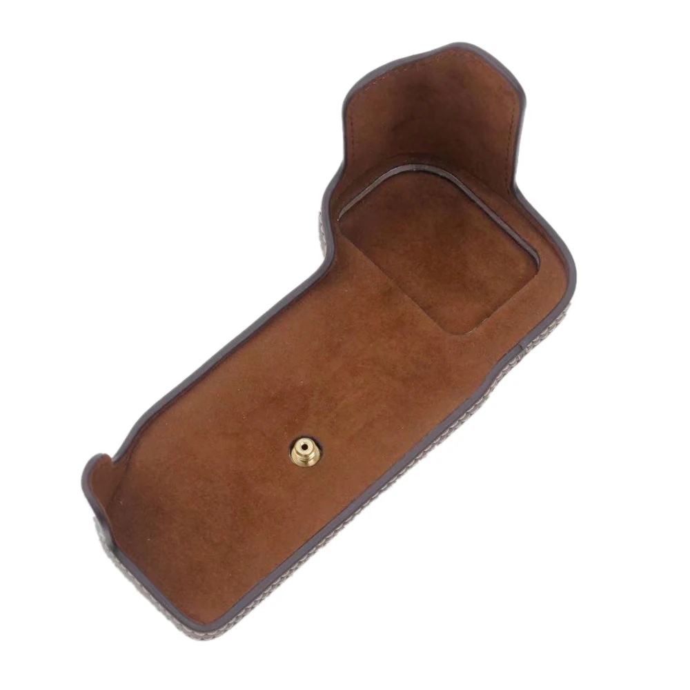 حافظة كاميرا جلدية غطاء صندوق حقيبة الجسم لنيكون D800 d810 تصميم البطارية المفتوحة Pro Tective Sleeve