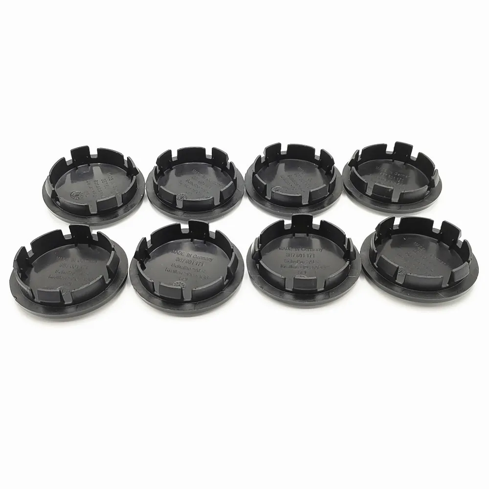 3B7601171 65mm Black Car Wheel Center Caps Hub Cover For Touran Beetle Golf Bora Sharan Tiguan 3B7601171 3B7 601 171