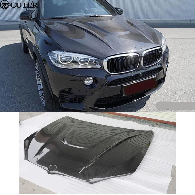 F16 X6 F15 X5 Forged Carbon Fiber FRP Front Hood Bonnets Covers for Bmw F16 X6 F15 X5 2014up