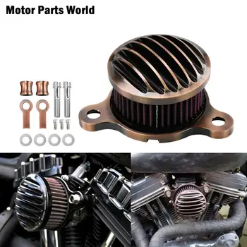 Motorcycle Air Cleaner Intake Filter CNC Bronze Air Filter For Harley Sportster XL883 1200 48 1991-2016