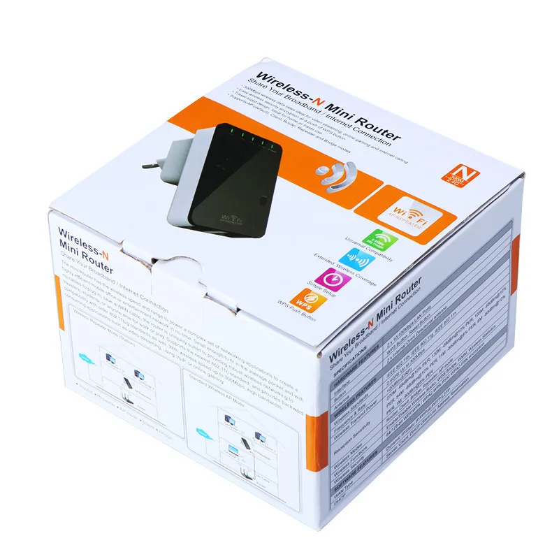 Repeater Wifi Wireless Router Extender AP Booster Verstärker LAN Client Bridge IEEE 802,11 b / g / n EU Stecker wi fi Roteador