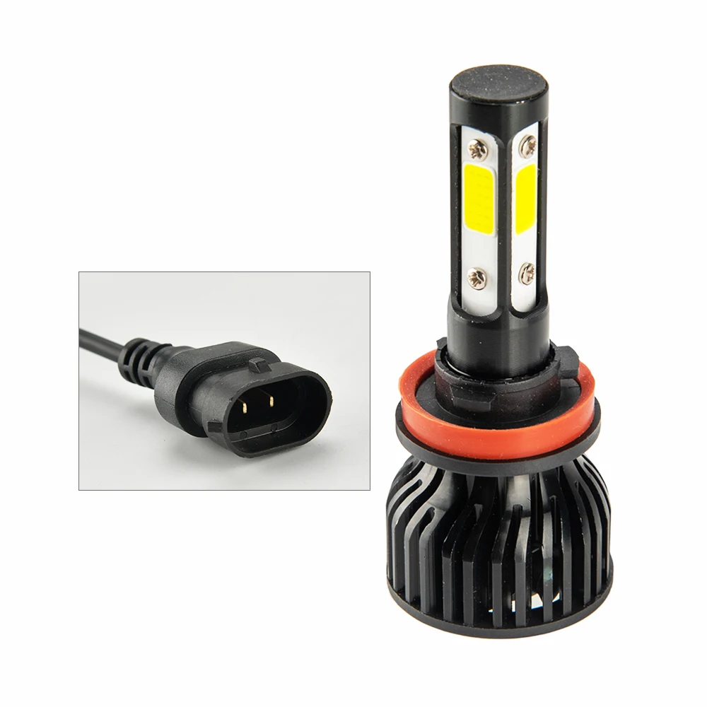 Trucana – phare de voiture Canbus H4 LED H7, ampoules de voiture H11 H13 9004 9007 9005 9006 9012, lampe antibrouillard 48W 6000K, 10000LM