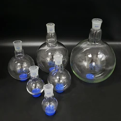 25/50/100/250/500/1000/2000ml 24/29 single neck round-bottom flask,Boiling Flask round bottom,short neck standard ground mouth