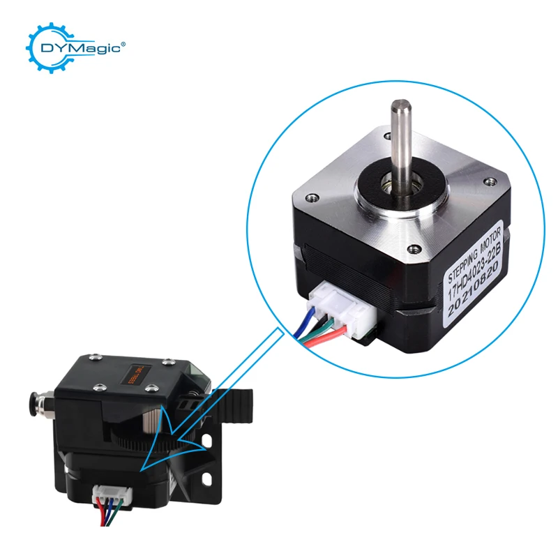 3D ชิ้นส่วนเครื่องพิมพ์ Nema17 17HS4023 4ตะกั่ว Nema 17 Stepper Motor 42มอเตอร์สำหรับ Titan Extruder 1.0A 12V 14N.ซม.3D มอเตอร์เครื่องพิมพ์