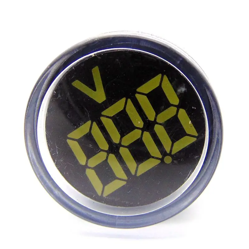 LED Voltmeter Signal Lights Digital Display Gauge Volt Voltage Meter Indicator Lamp Tester Measuring Range AC 20-500V 22mm