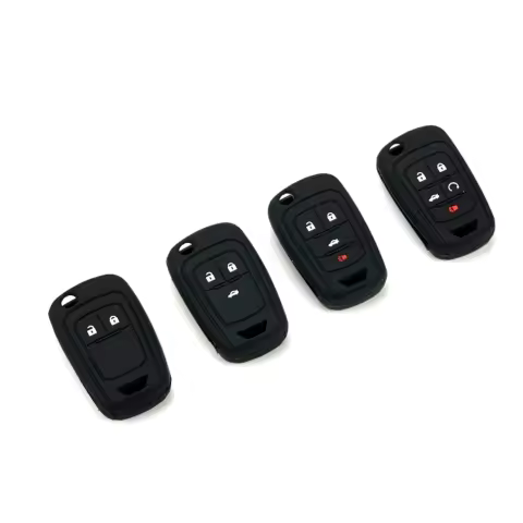 Silicone Car Key Case For Opel Astra J Corsa D Zafira Mokka For Chevrolet Cruze Aveo Sonic Volt Cover Remote Fob 2 3 4 5 Button