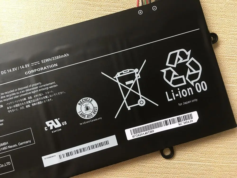 Imagem -04 - Supstone-bateria do Portátil para Toshiba Portege Pa5136u1brs Z30-a-1e8 Z30-b-10k K10m Z30-a-1cn Z30-c-10n Z30t-b-10h