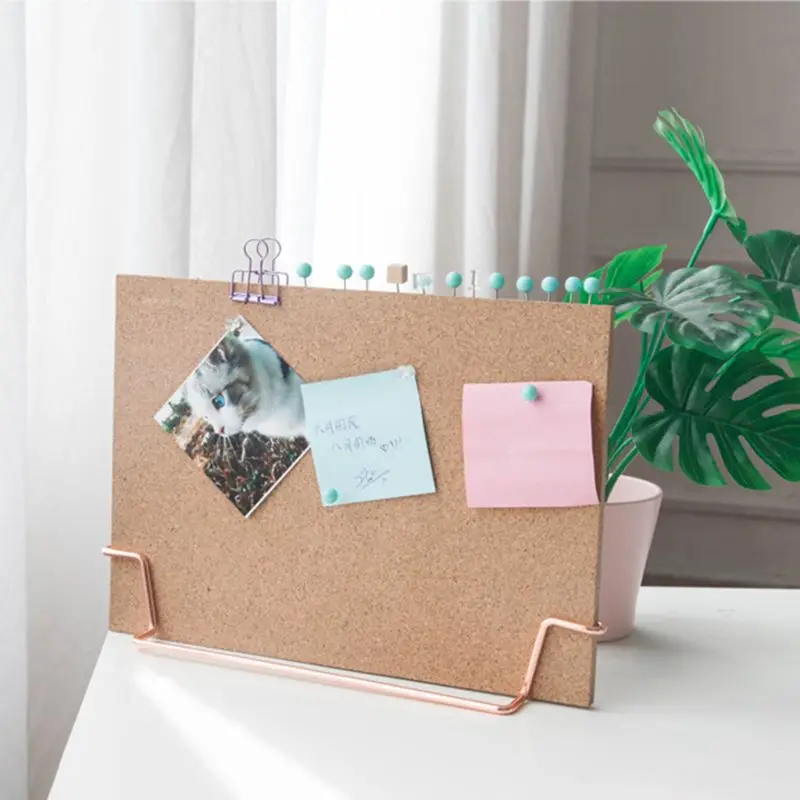 Natural Message Cork Board Environmentally Memo Pinboard Notice Display Supply 24BB