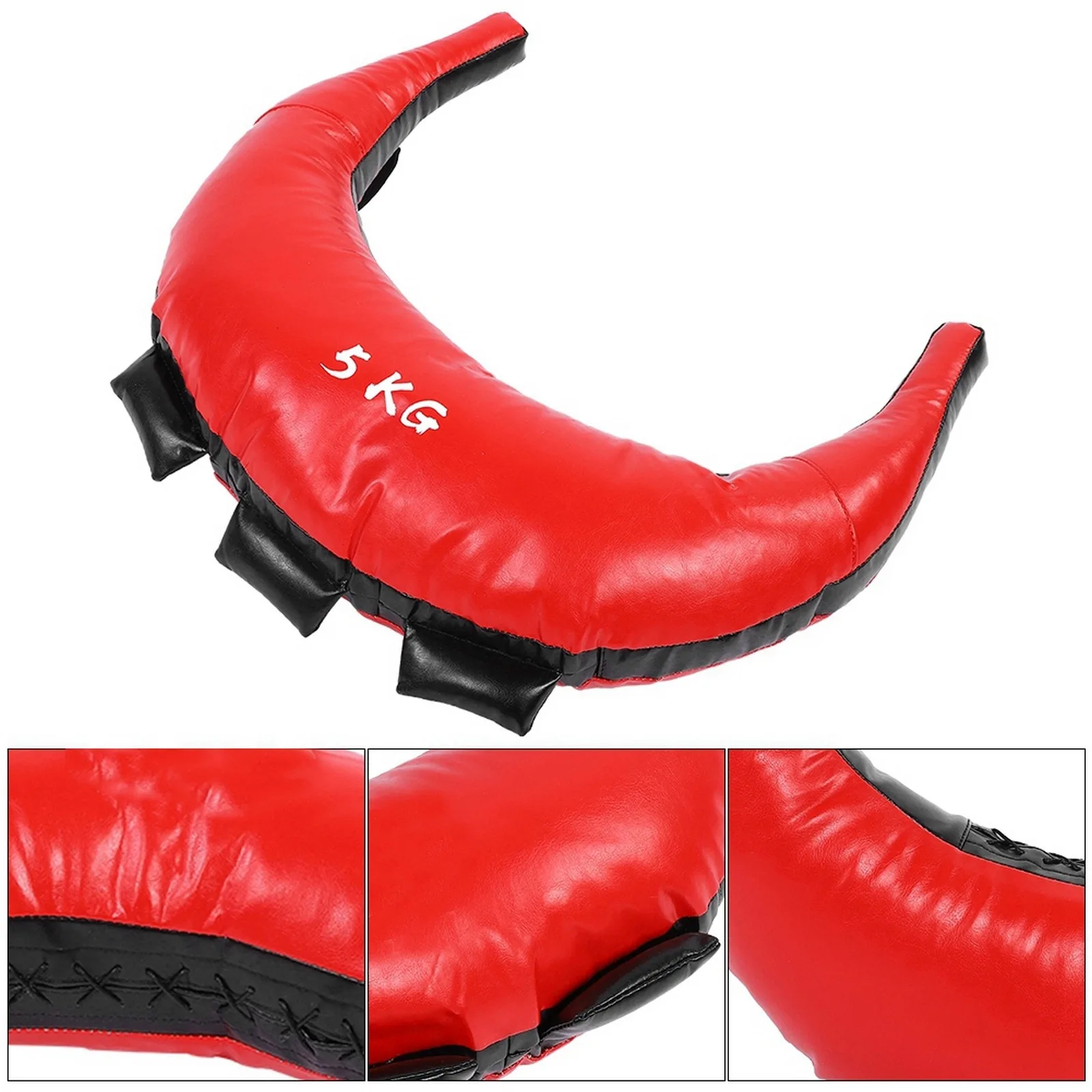 New PU Boxing Training Bulgarian Power Bag Muay Thai Training Sand Sandbag 5-25KG Boxing Power Bag Empty Bag