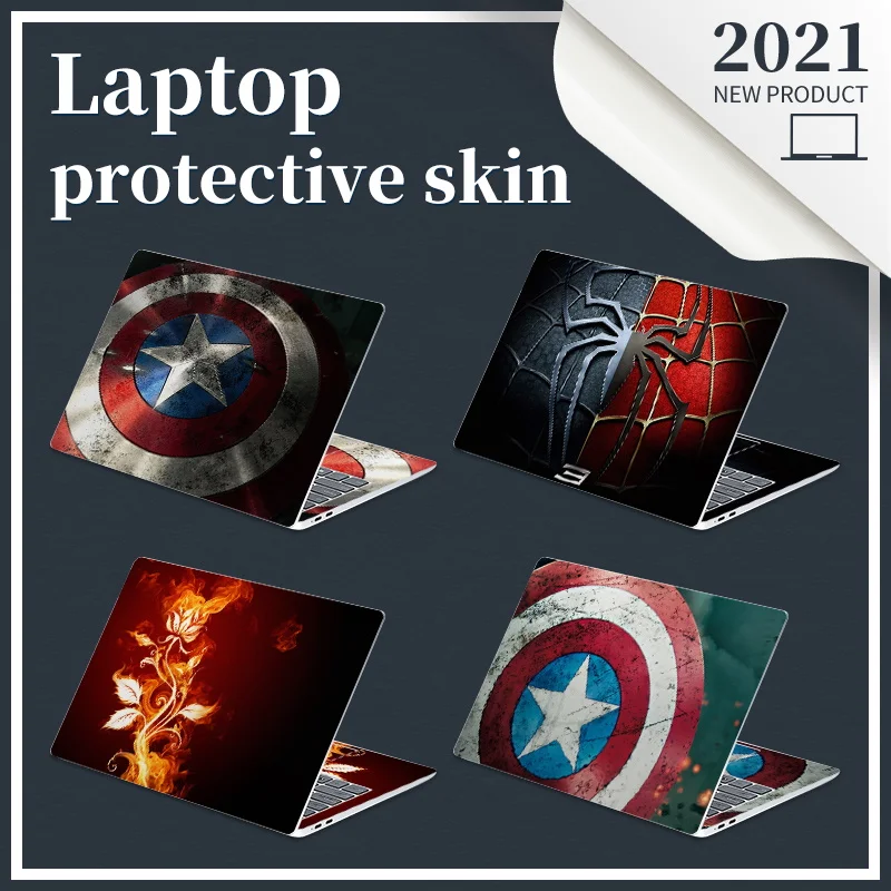 DIY Abdeckung Laptop Skins Aufkleber Notebook PVC Skin13.3 "14" 15.6 "17.3" Vinyl Kühle Aufkleber Schmücken Aufkleber für Macbook/Lenovo/Asus/HP