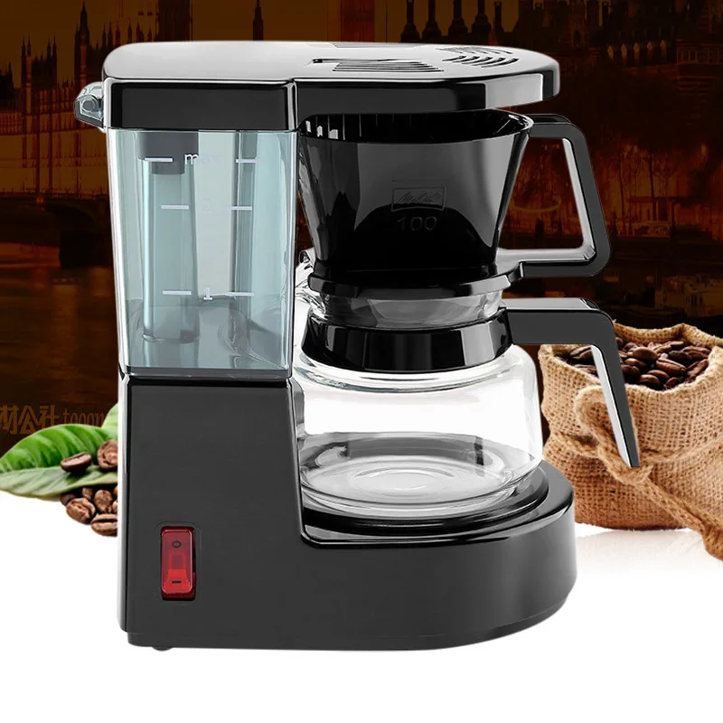 Household Coffee Machine Drip Filter Coffee Maker Semi-automatic Coffee Making Machine