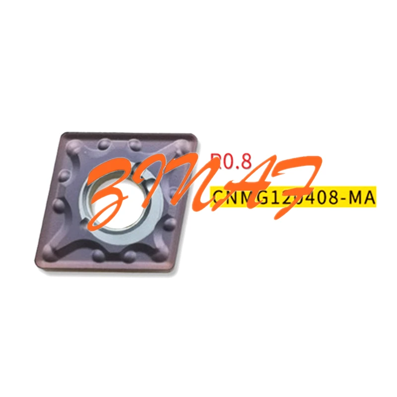 10 قطعة CNMG120404 CNMG120408-MA كربيد إدراج للخارجية تحول أداة مخرطة معدنية CNMG120408 باستخدام الحاسب الآلي تحول إدراج أداة القطع