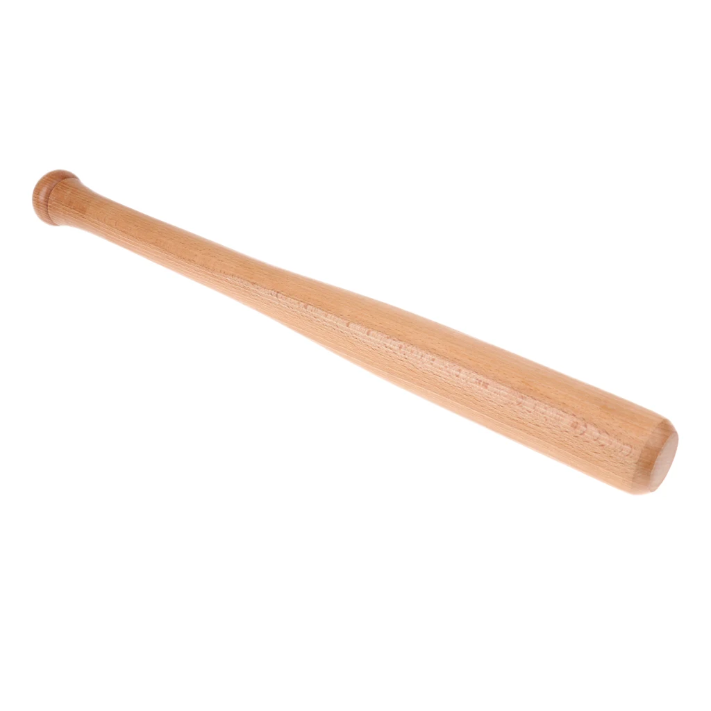 Raqueta deportiva de bate de béisbol de madera Natural, bate redondo de 54cm/21 pulgadas, ayuda para entrenamiento de ejercicio de seguridad familiar