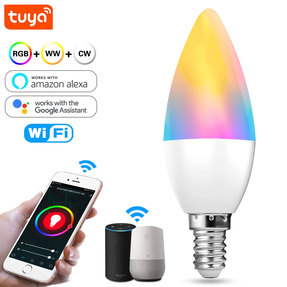 

Светодиодная люстра с Rgb-подсветкой, 5 Вт, с Wi-Fi