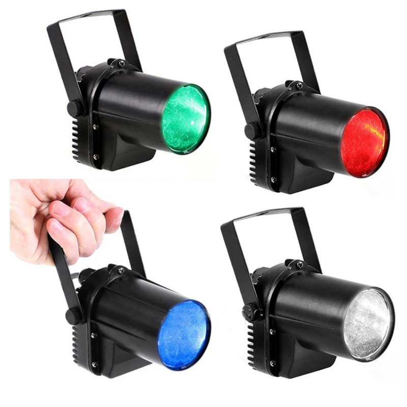 Thrisdar 5W Beam LED Pinspot Light Stage Effect Spotlight Disco DJ Stage Party Show Light Single Color Pinspot Stage Lamps