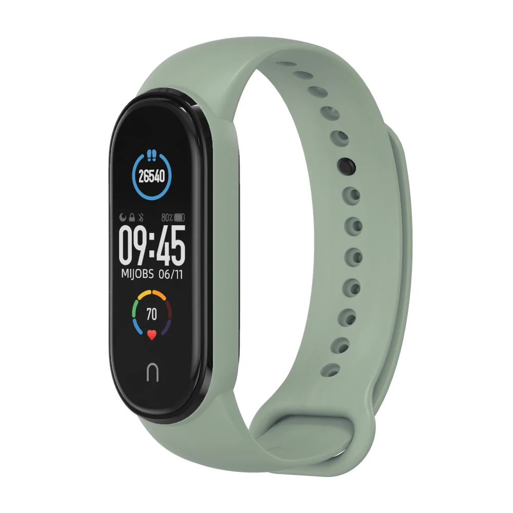 Correa de silicona para Xiao mi Mi Band, pulsera resistente al agua con NFC para modelos 7, 6, 5, 4 y 3