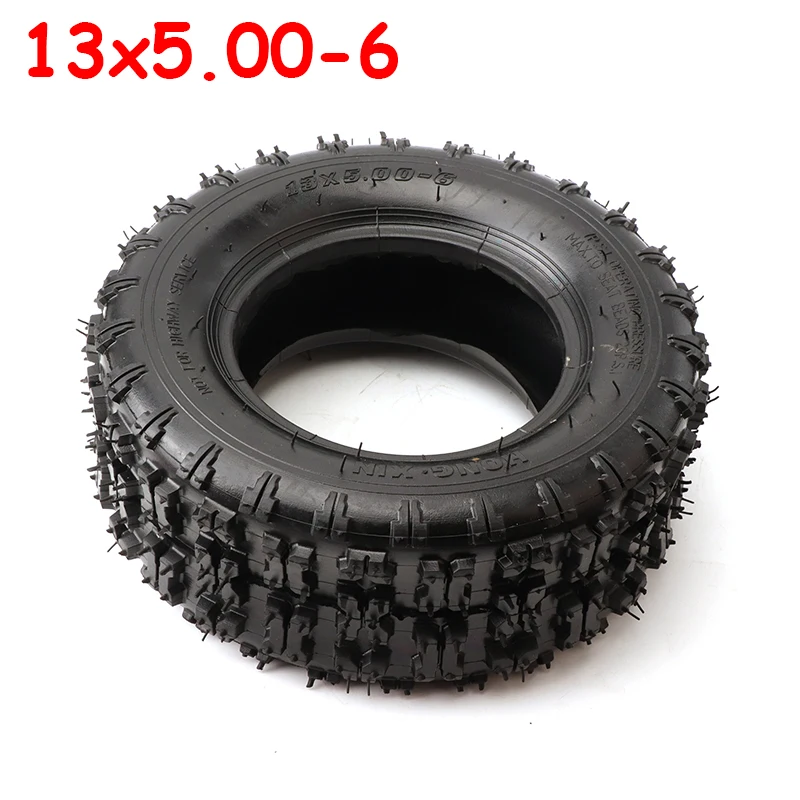 Motorcycle 13X5.00-6 Inch Tires Snow Plow Tire Pansy Tire 13*5.00-6 Inch Beach Tire With Inner Tube For Dirt Pit Bike ATV Parts