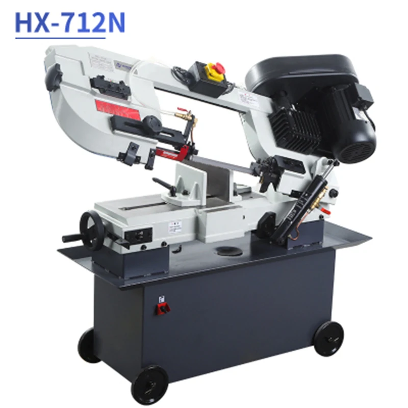 

HX-712N Band Saw Machine Steel Cutting Machine Household Angle Bevel Cutting Heavy-duty High-power Profile Metal Square Tube