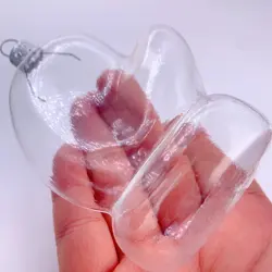 5 Pieces x DIY Paintable Home Wedding Christmas Xmas Decoration Ornament Ball 100mm Glass Glove
