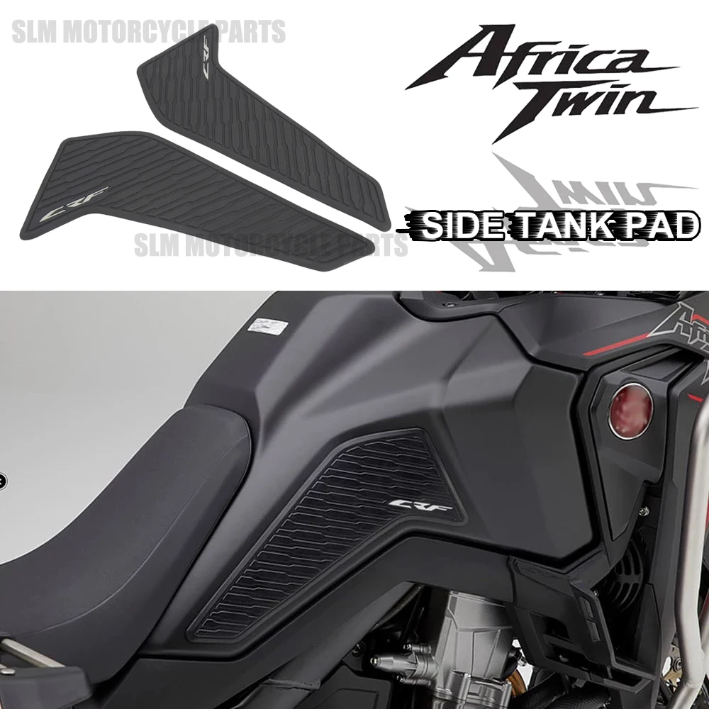 NEW Motorcycle Non-Slip Side Fuel Tank Stickers For Honda CRF1100L CRF 1000 L Africa Twin 2020 Waterproof Pad Rubber Sticker