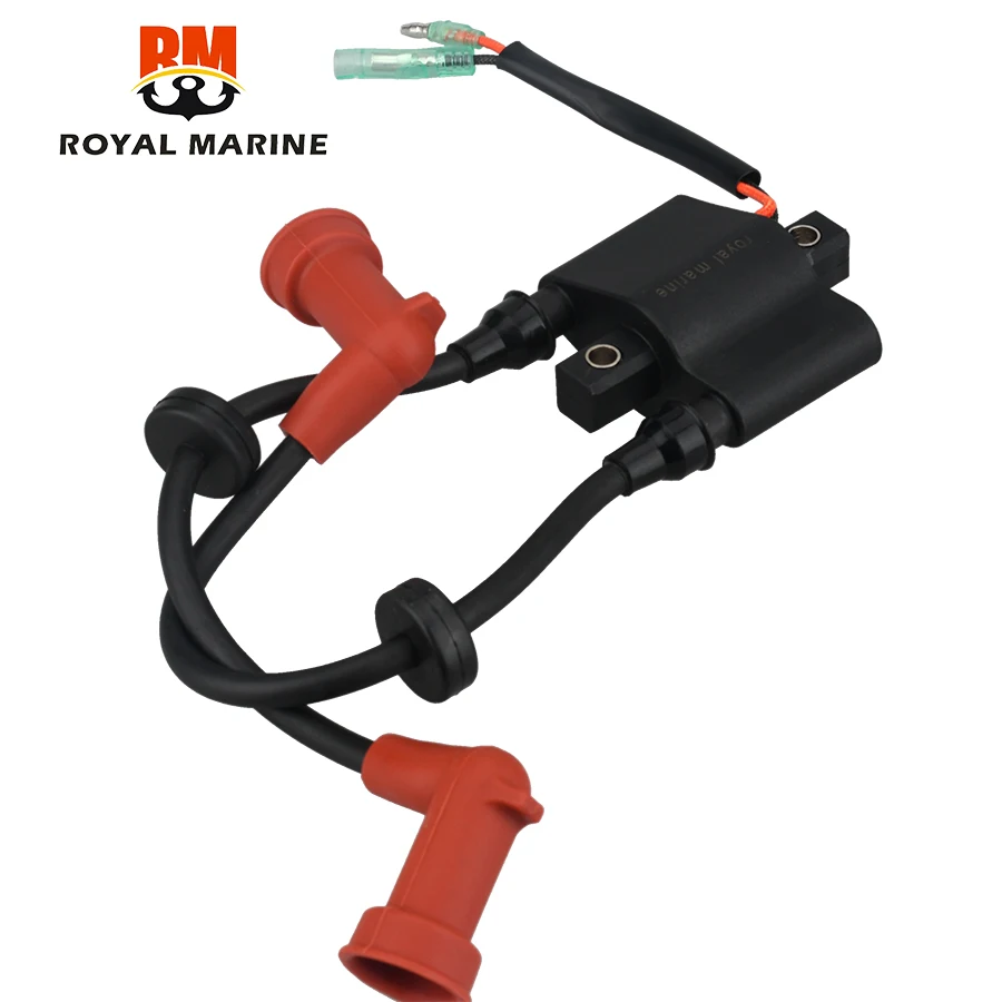 

Ignition Coil 6B4-85570 For Yamaha Outboard Motor 2T 9.9D 15D 6B3 6B4 New Model 6B4-85570-00 boat engine parts