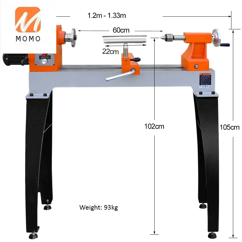 Wood Lathe Turning Machine