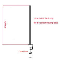 400mm DL-T902-280II T902-280 słup i zacisk podstawa część akcesoria okrągły słup DIY część