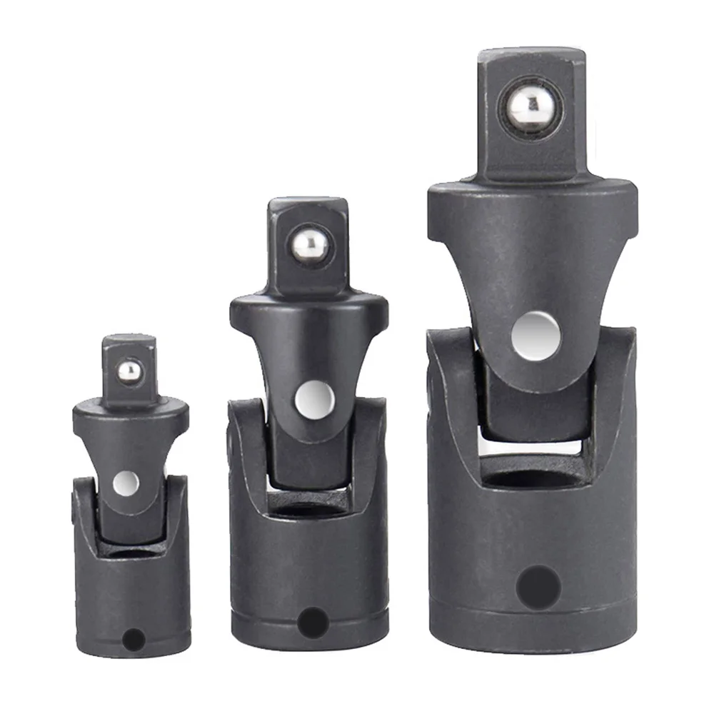 

1/4" 3/8" 1/2" Pneumatic Universal Joint Set Ratchet Angle Extension Bar Socket Adapter Manual Bendable Adapter Socket Tools