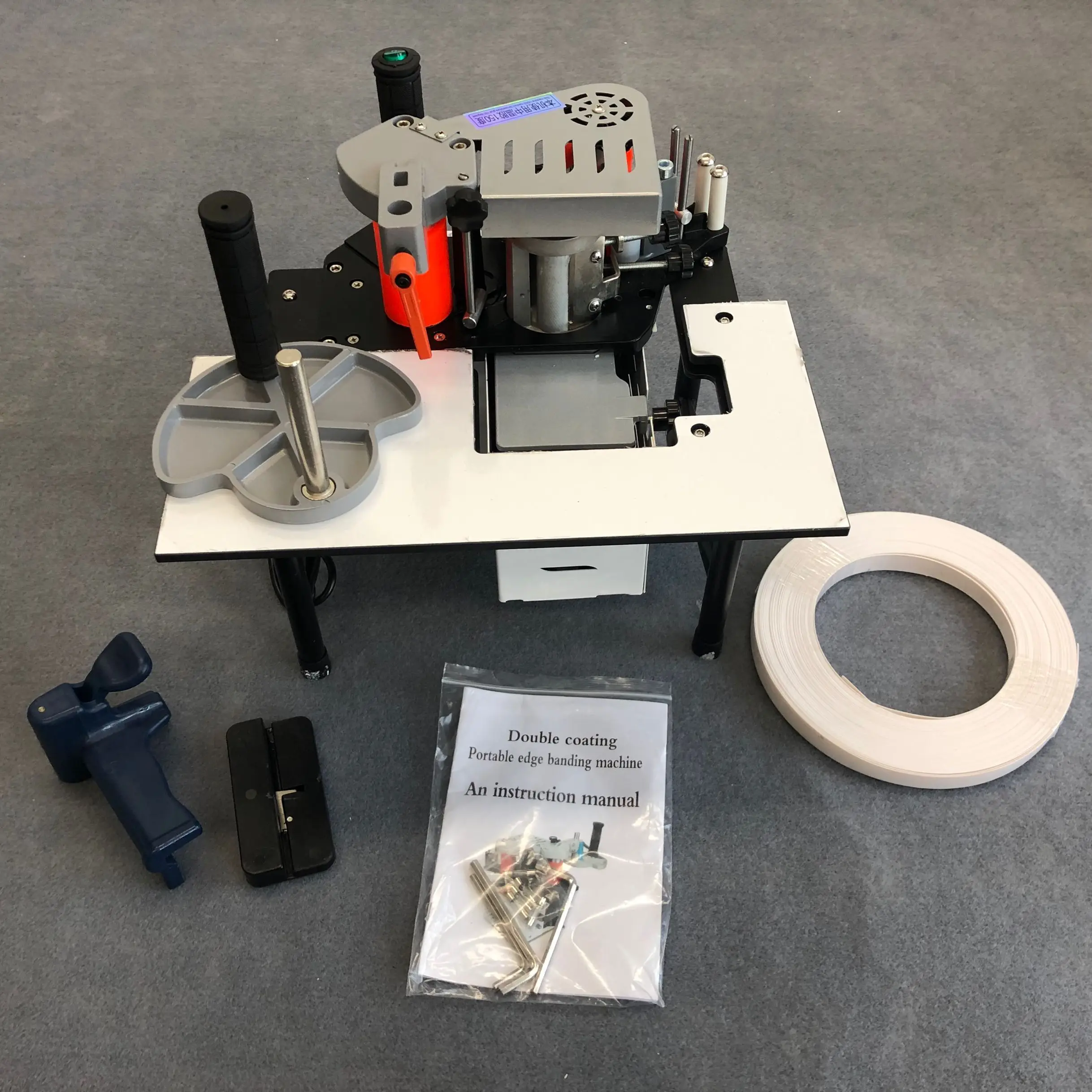 

Woodworking Edge Banding Machine with fixed length, trimming and end cutting functions with linear and curved rotation