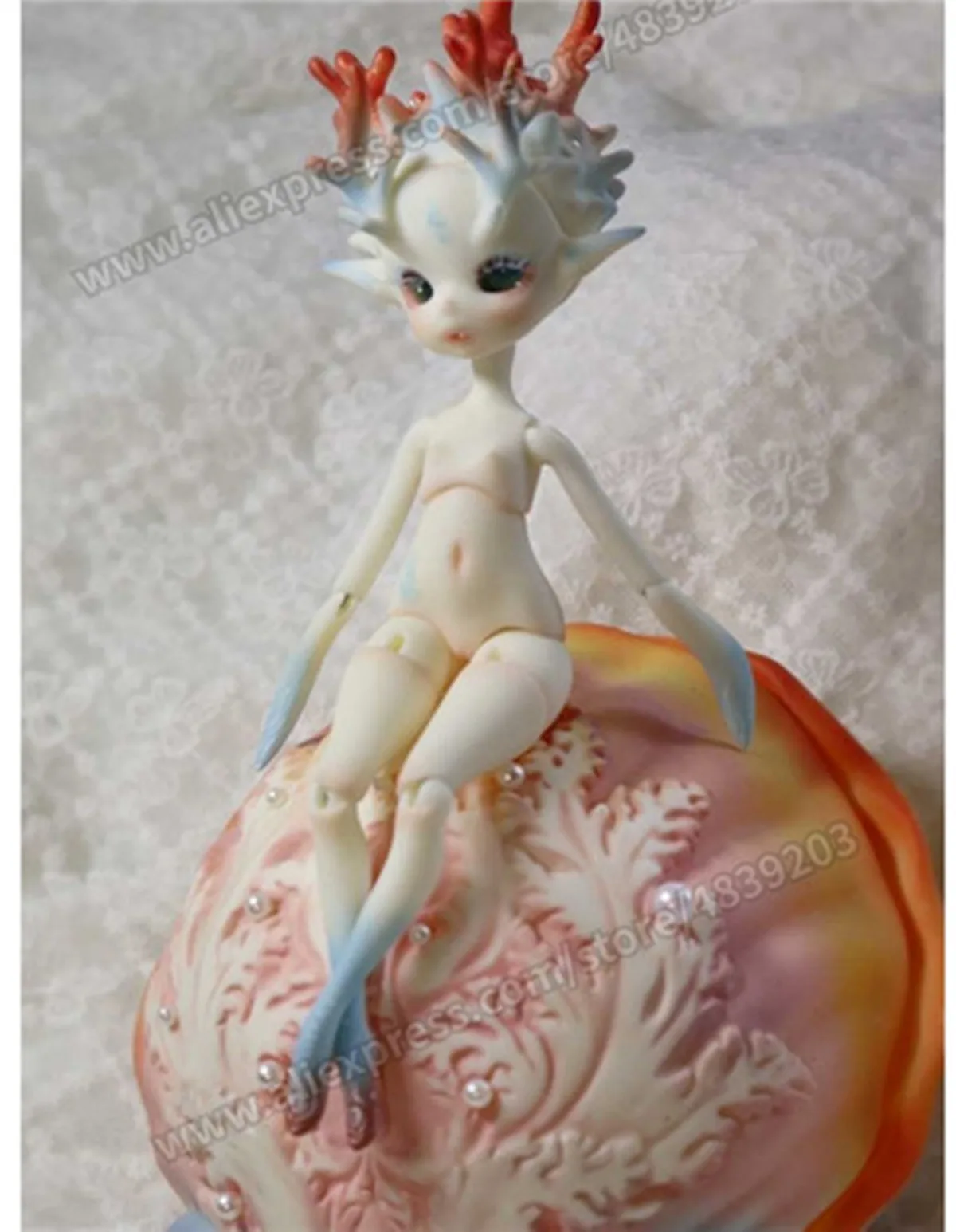 

Кукла-животное из кораллов или ракушек 1/8 BJD, коллекция из ограниченной серии высококачественных игрушек