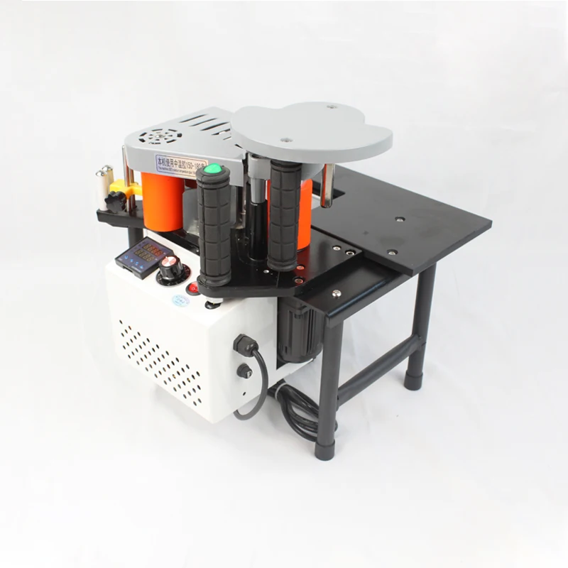 Small Manual Edge Banding Machine Double Side Gluing Portable Edge Bander Woodworking Edge Banding Machine 220V 1100W