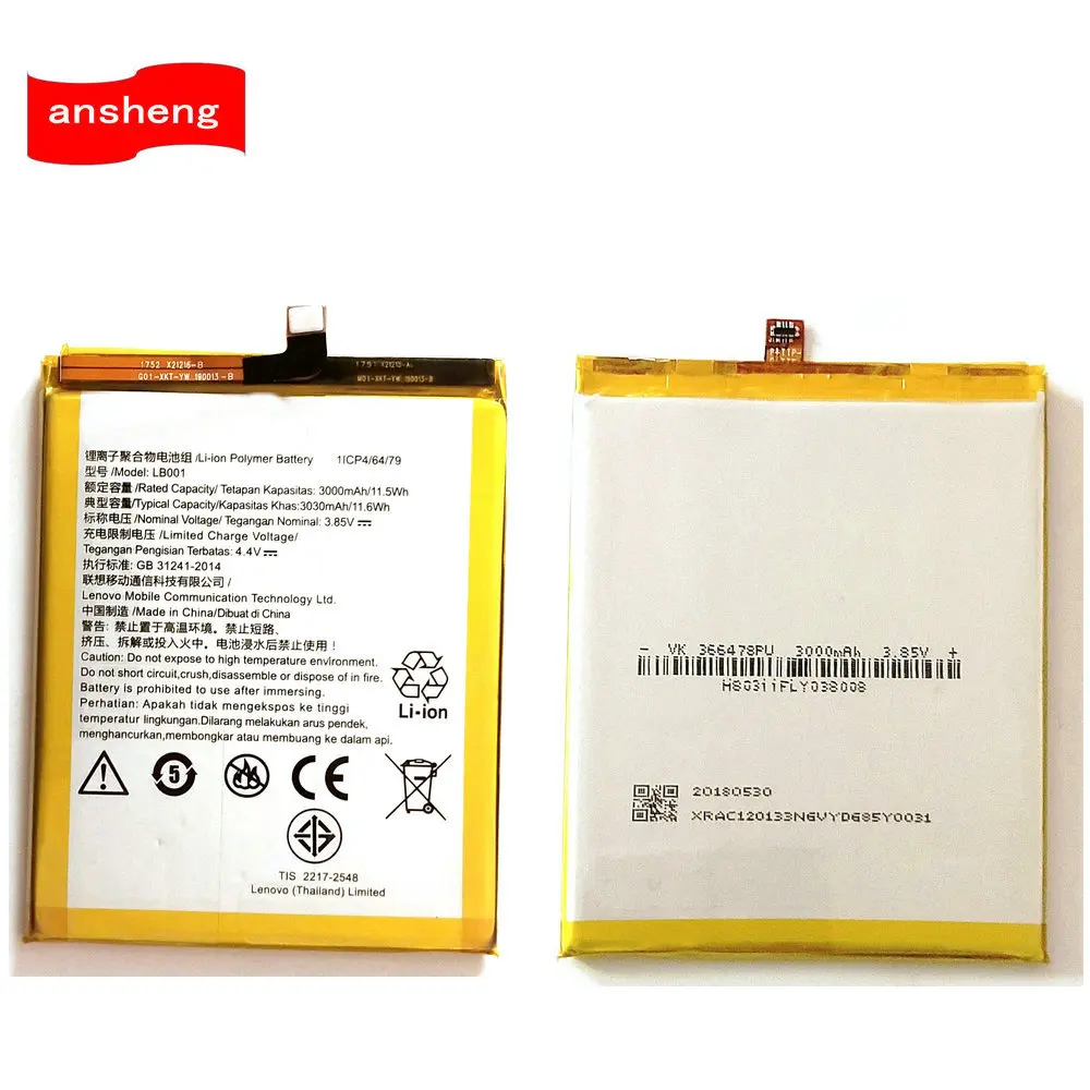 

High Quality 3000mAh LB001 battery for Lenovo K320T Mobile Phone