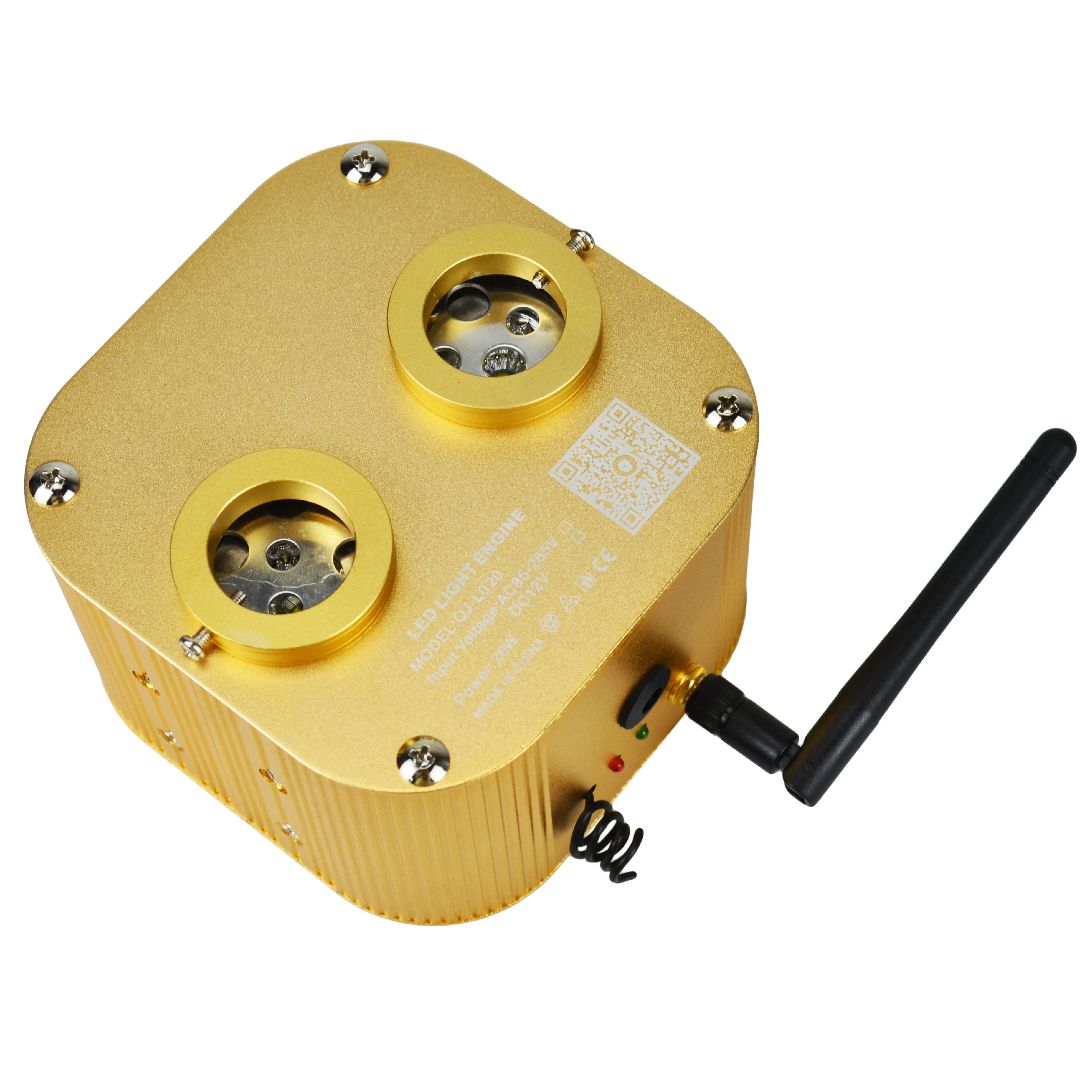 Double Head Twinkle 20W RGBW Bluetooth APP Music Control LED Fiber Optic Light Engine