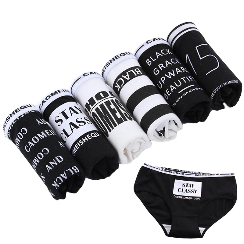 6 Pcs Sexy Underwear Panties For Women Cotton Briefs Women\'s Seamless Cueca Calcinhas Underpants Girls Lingeries Ladies Shorts