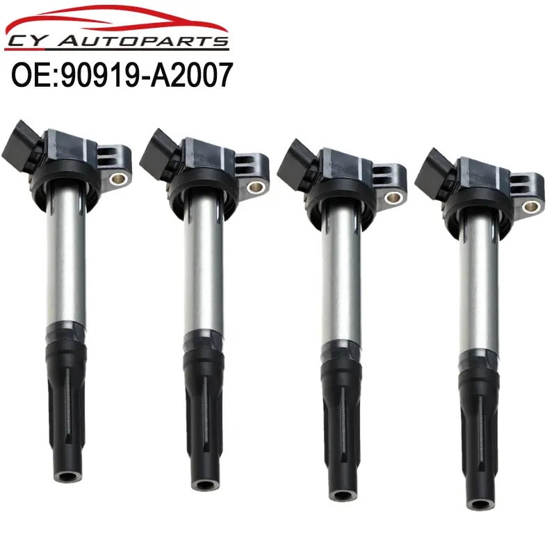 

4PCS New Ignition Coil For Toyota Highlander Venza Blade Lexus RX270 RX350 RX450 90919-A2007 90919A2007