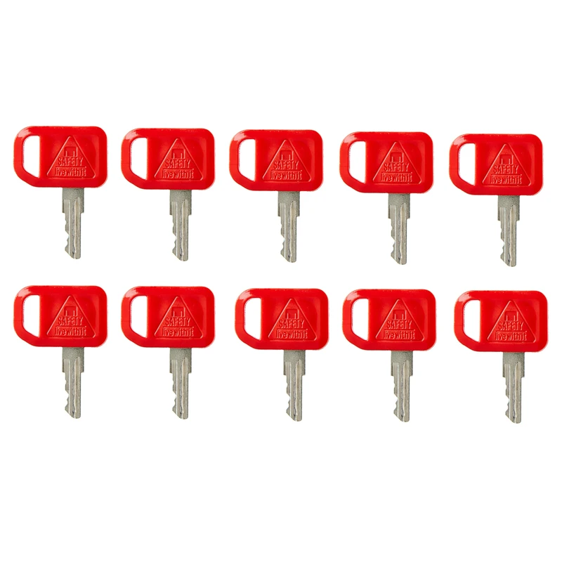 

JDR Key For John Deere (Set of 10) Excavator Fit All Graders Dozers Skid Steer AR51481 Free Shipping