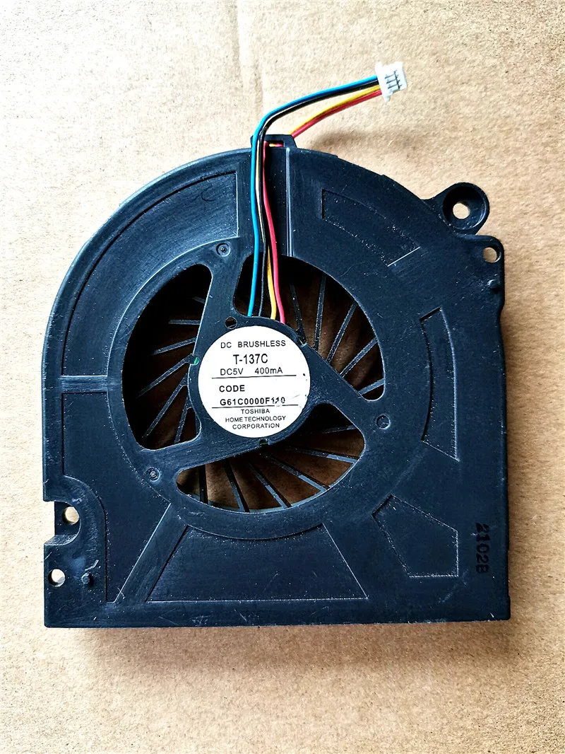 NEW 100% working CPU Cooling fan for Toshiba Qosmio F750 F755 cooler DC5V 400mA fan G61C0000F110 T-137C