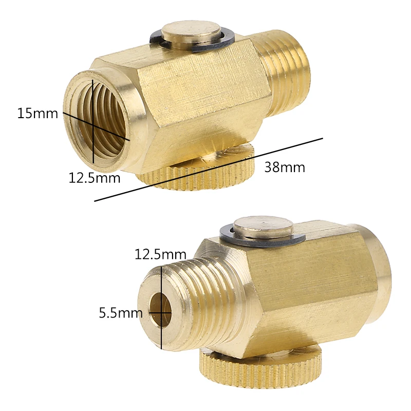 1/4\'\' NPT Brass Compressed Air Pressure ValveInline Regulator Tool M05 dropship