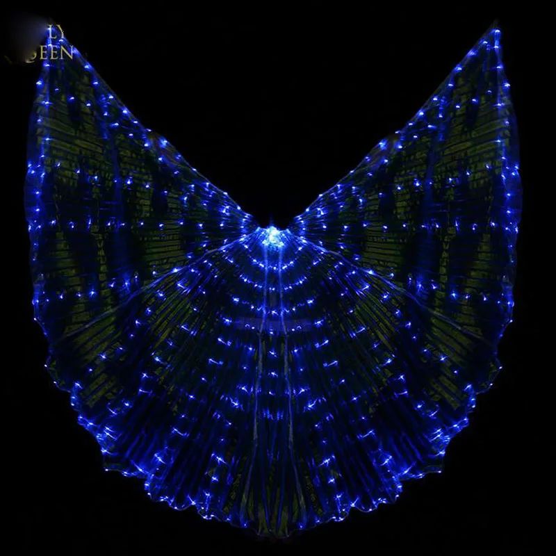 Sexy Stage Show Wing Belly dance LED Isis Wings Nice Oriental Dance Accessory LED Wings