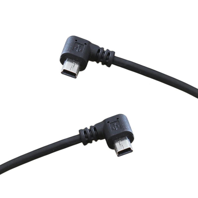 20cm 0.2m USB 2.0 Male to MINI USB 2.0 Male 90 Degree Angled cable  mini USB  left or right Angled  Data Charging Cable