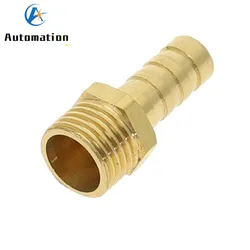 Acoplador de púas de cobre para manguera, adaptador de conector para combustible, Gas, agua, aceite, 4 ~ 25mm, rosca macho de 1/8 '', 1/4'', 3/8 '', 1/2''