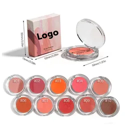 Private Label Blush Contour Palette Blusher Cheek Powder Silky Blush Bronzer Beauty Makeup Face Contour Cosmetics Wholesale Bulk