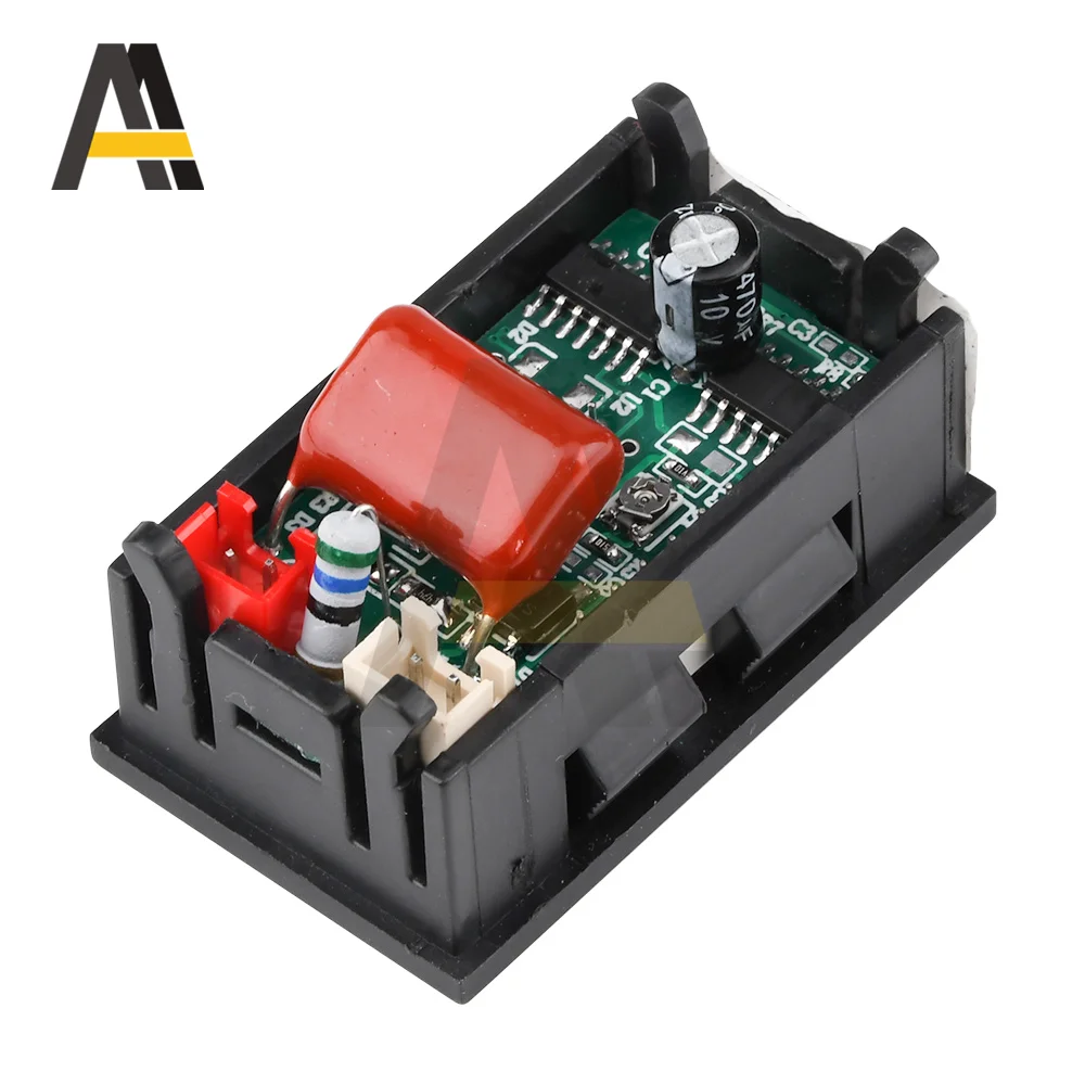 Medidor de corriente de voltaje Digital LED, amperímetro con transformador, 10A, 50A, 100A, CA, AC50-500V