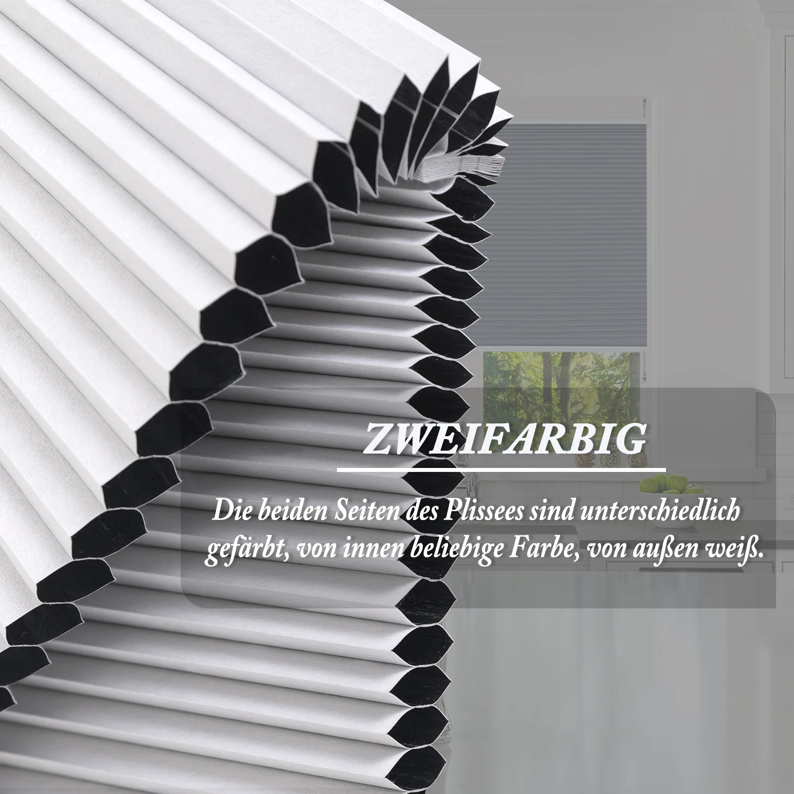 مزدوج مطوي العسل مطوي أعمى دون الحفر مع المشبك يدعم كامد حماية الشمس تعتيم لباب النافذة