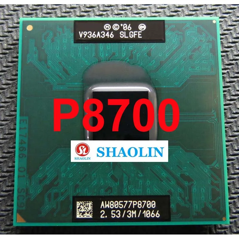 T9600 T9400 T9550 P8800 P8700 P8600 P9600 P9700 P9500 T9800 T9900 Notebook CPU Original SHAOLIN Official Version