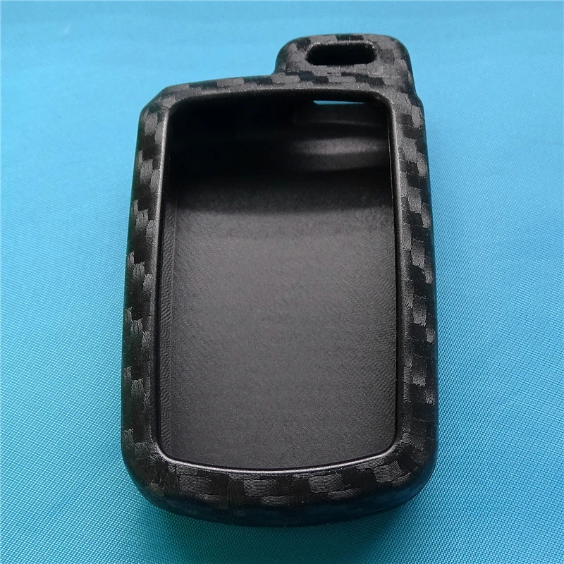 1 szt Silikonowy brelok do kluczy samochodowych z włókna węglowego do Toyoty Camry Corolla Avalon Rav4 Land Cruiser Brelok do kluczy — zdjęcie 5
